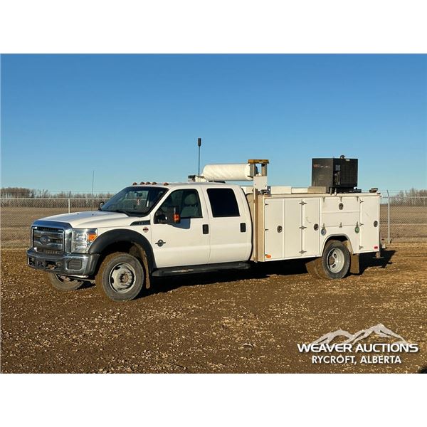 2015 FORD F550 CREW CAB DUALLY SERVICE TRUCK
