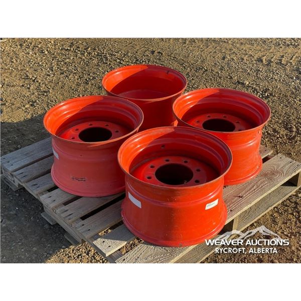 (4) SKID STEER RIMS