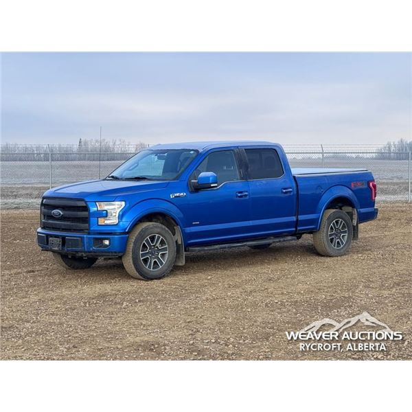 2016 FORD F150 LARIAT CREW CAB PICKUP