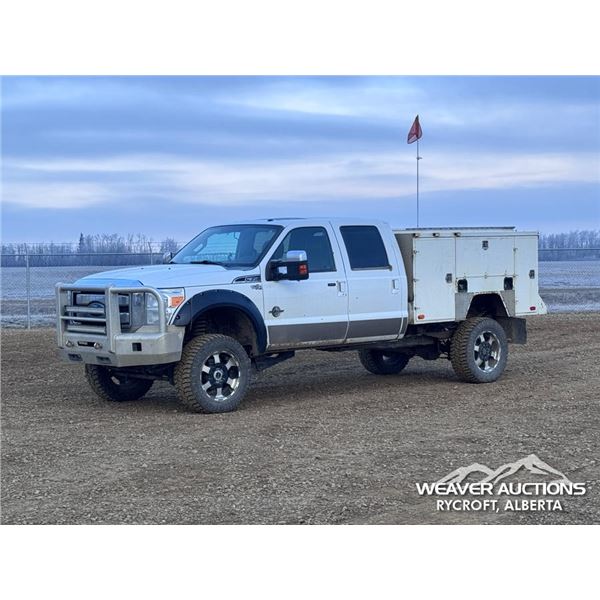 2012 FORD F350 CREW CAB SERVICE TRUCK