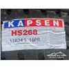 Image 5 : (8) KAPSEN 11R24.5 TRUCK TIRES