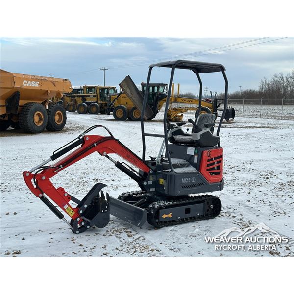 2025 AGT MX15 MINI EXCAVATOR