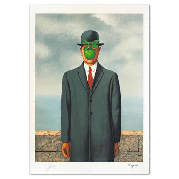 Le Fils De Lhomme by Rene Magritte (1898-1967)
