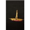 Image 2 : APPROX 22K LADIES RING SET WITH RED STONE (4.3G)