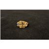 Image 2 : APPROX 10K LADIES RING SET WITH SMOKY QUARTZ & APPROX 14K 7" BRACELET (6.6G TOTAL)