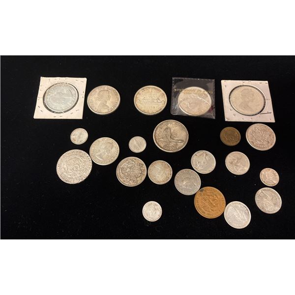 CANADA AND WORLD COINS (INCLUDING SILVER)