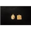 Image 1 : APPROX 14K PENDANT SET WITH SHELL CAMEO & APPROX 10K CANCER PENDANT (4.8G TOTAL)