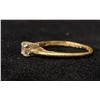 Image 2 : APPROX 14K+ LADIES ENGAGEMENT RING (.2CT, 1.6G)