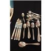 Image 2 : SILVER PLATED CUTLERY ASSORTMENT MARKED WM ROGERS, IS