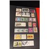 Image 1 : BINDER OF ASSORTED USA UNCIRCULATED STAMP SHEETS, UNCIRCULATED AND CIRCULATED STAMPS