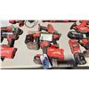 Image 1 : ASSORTED MILWAUKEE M18 CORDLESS POWER TOOLS INCLUDING: MILWAUKEE DRILL, MILWAUKEE IMPACT GUN,