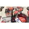 Image 2 : ASSORTED MILWAUKEE M18 CORDLESS POWER TOOLS INCLUDING: MILWAUKEE DRILL, MILWAUKEE IMPACT GUN,