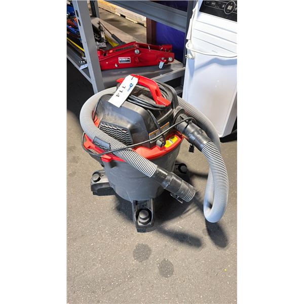 RIDGID RT12000 ELECTRIC INDUSTRIAL MOBILE SHOP VACUUM WITH HOSE *NO ATTACHMENTS*
