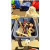 Image 1 : BLUE PLASTIC BIN OF ASSORTED HAND TOOLS *BIN INCLUDED&