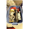 Image 2 : BLUE PLASTIC BIN OF ASSORTED HAND TOOLS *BIN INCLUDED&