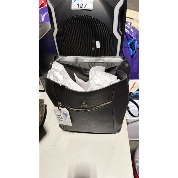 KATE SPADE NEW YORK BLACK DESIGNER BACKPACK STYLE PURSE