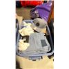 Image 2 : BLUE PLASTIC BIN OF ASSORTED NEW DESIGNER CLOTHING *BIN INCLUDED*