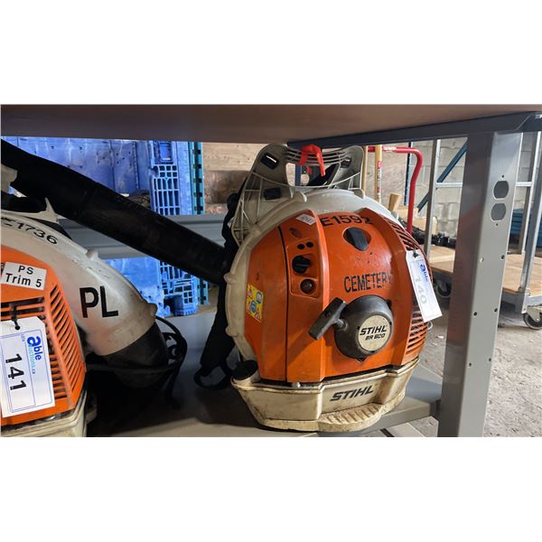 STIHL BR 600 COMMERCIAL GAS POWERED BACKPACK LEAF BLOWER