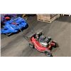 Image 1 : EXMARK RED COMMERCIAL GAS POWERED WALK BEHIND LAWN MOWER