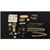 Image 1 : MISC JEWELRY & PRECIOUS STONES (1.4G GOLD & 221.6G SILVER CONTENT)