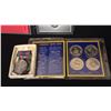 Image 3 : WWII MILITARY SERVICE MEDAL, FIVE 1976 MONTREAL OLYMPICS SILVER COINS, 1981 CANADA MINT COIN SET ...