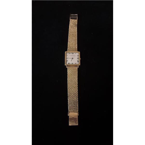 APPROX 14K CD PEACOCK MENS WRISTWATCH (CONCORD MOVEMENT, 46.2G)