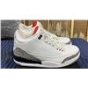 Image 4 : PAIR OF NIKE AIR JORDAN 3 RETRO "WHITE CEMENT REIMAGINED" SIZE M8 *AUTHENTICITY UNKNOWN*