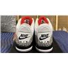 Image 5 : PAIR OF NIKE AIR JORDAN 3 RETRO "WHITE CEMENT REIMAGINED" SIZE M8 *AUTHENTICITY UNKNOWN*