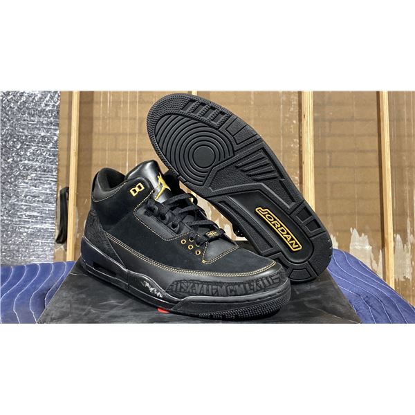 PAIR OF NIKE AIR JORDAN 3 RETRO "BLACK HISTORY MONTH" SIZE M12 *AUTHENTICITY UNKNOWN*