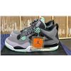 Image 2 : PAIR OF NIKE AIR JORDAN 4 RETRO "GREEN GLOW" SIZE M11.5 *AUTHENTICITY UNKNOWN*