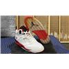 Image 1 : PAIR OF NIKE AIR JORDAN 5 RETRO "FIRE RED" SIZE M11.5 *AUTHENTICITY UNKNOWN*