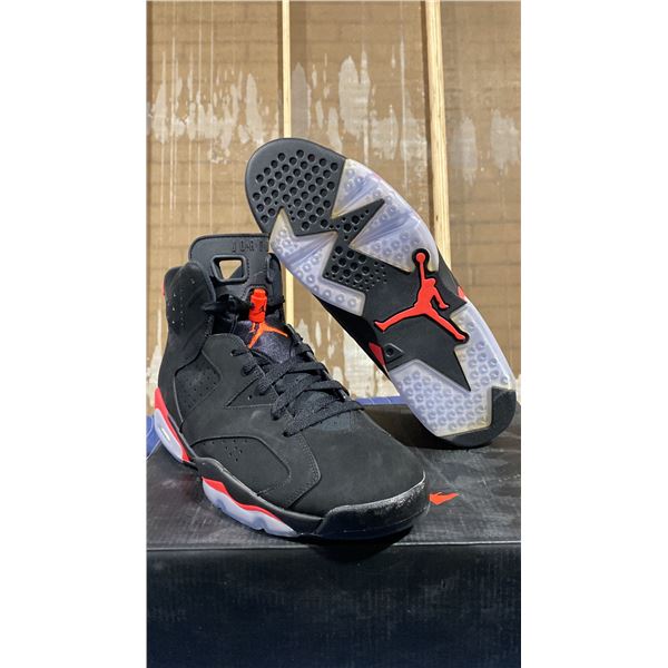 PAIR OF NIKE AIR JORDAN 6 RETRO "INFARED" SIZE M12 *AUTHENTICITY UNKNOWN*
