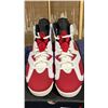 Image 3 : PAIR OF NIKE AIR JORDAN 6 RETRO "CARMINE" SIZE M12 *AUTHENTICITY UNKNOWN*