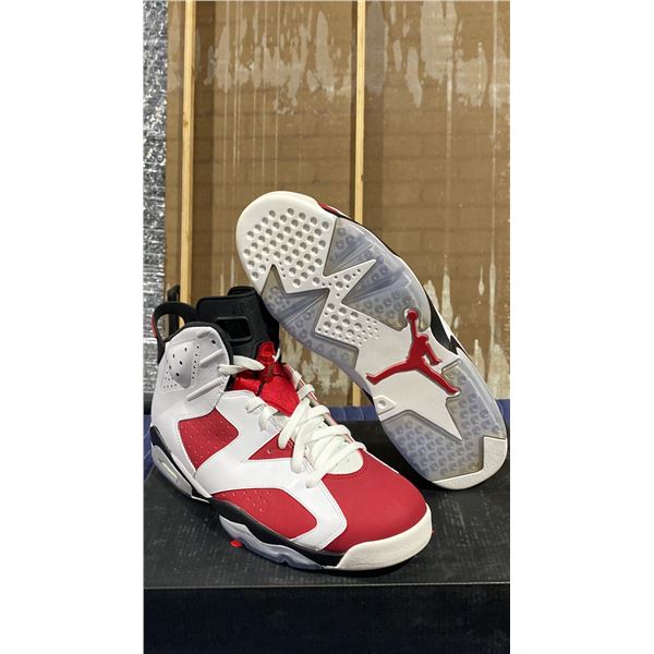 PAIR OF NIKE AIR JORDAN 6 RETRO "CARMINE" SIZE M11 *AUTHENTICITY UNKNOWN*