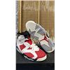 Image 1 : PAIR OF NIKE AIR JORDAN 6 RETRO "CARMINE" SIZE M11 *AUTHENTICITY UNKNOWN*