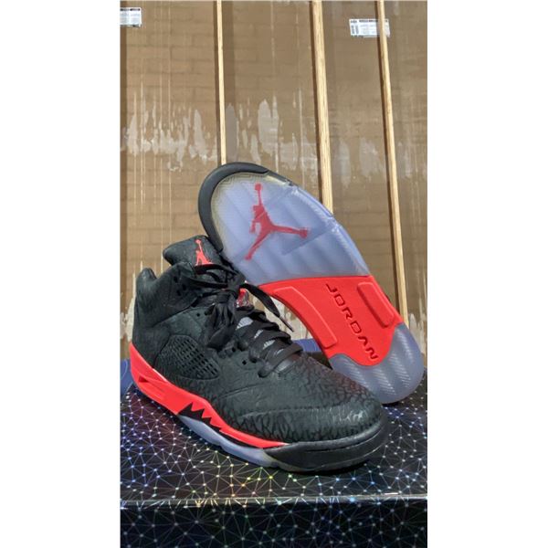 PAIR OF NIKE AIR JORDAN 5 RETRO 3LAB5 "INFARED" SIZE M10.5 *AUTHENTICITY UNKNOWN*