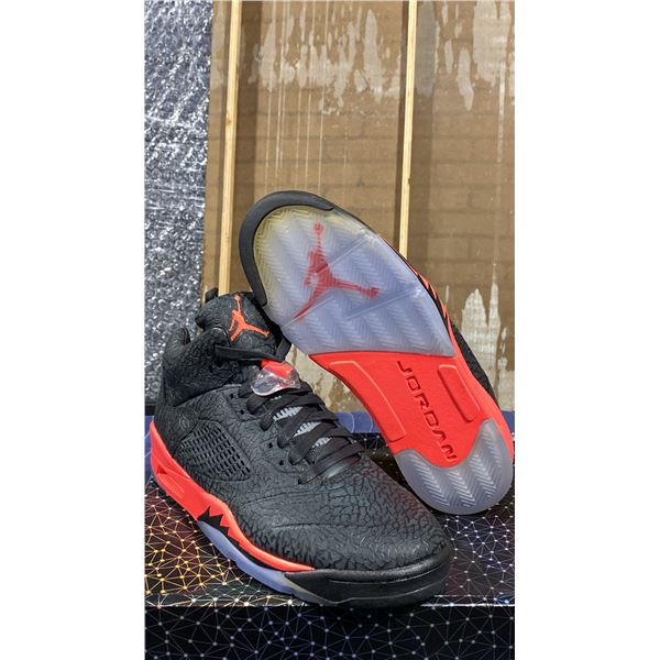 PAIR OF NIKE AIR JORDAN 5 RETRO 3LAB5 "INFARED" SIZE M10.5 *AUTHENTICITY UNKNOWN*