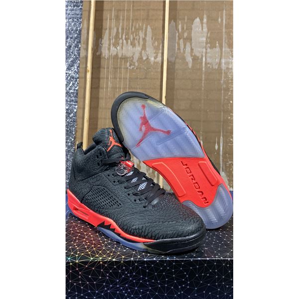 PAIR OF NIKE AIR JORDAN 5 RETRO 3LAB5 "INFARED" SIZE M10.5 *AUTHENTICITY UNKNOWN*