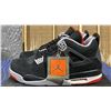 Image 2 : PAIR OF NIKE AIR JORDAN 4 RETRO "BRED" SIZE M13 *AUTHENTICITY UNKNOWN*