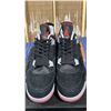 Image 3 : PAIR OF NIKE AIR JORDAN 4 RETRO "BRED" SIZE M12 *AUTHENTICITY UNKNOWN*