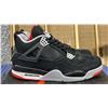 Image 4 : PAIR OF NIKE AIR JORDAN 4 RETRO "BRED" SIZE M12 *AUTHENTICITY UNKNOWN*