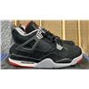Image 5 : PAIR OF NIKE AIR JORDAN 4 RETRO "BRED" SIZE M10 *AUTHENTICITY UNKNOWN*