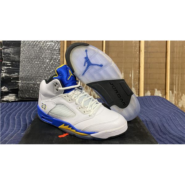 PAIR OF NIKE AIR JORDAN 5 RETRO "LANEY" SIZE M10 *AUTHENTICITY UNKNOWN*