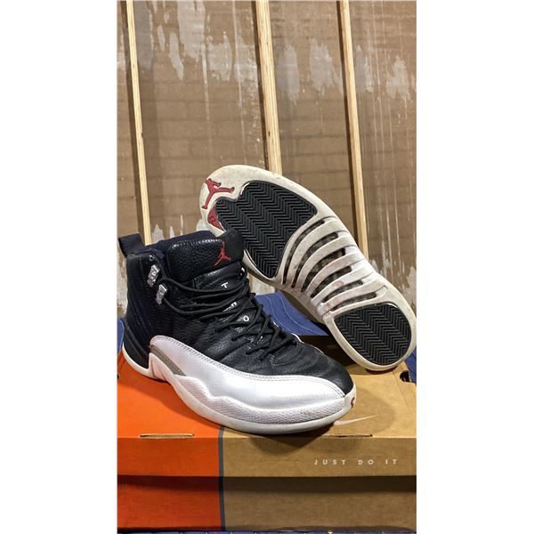 PAIR OF AIR JORDAN 12 RETRO "PLAYOFF" SIZE M9 *AUTHENTICITY UNKNOWN*