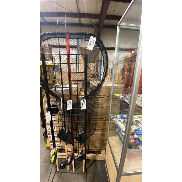 FENWICK HMX86M-MS-2 SALMON & STEELHEAD SPINNING ROD WITH DRAGONFLY DV3R-56 VENTURE 3 FLY REEL