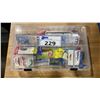 Image 1 : PLANO CLEAR PLASTIC SORTING CASE WITH ASSORTED NEW FISHING LURES / HOOKS / SPINNERS *SORTING CASE