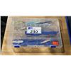 Image 1 : FLAMBEAU CLEAR PLASTIC SORTING CASE WITH ASSORTED NEW FISHING LURES / HOOKS / SPINNERS *SORTING CASE