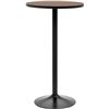 Image 1 : HOMECON 835-054 ELM 23" ROUND WOOD TOP BAR HEIGHT TABLE *IN BOX*