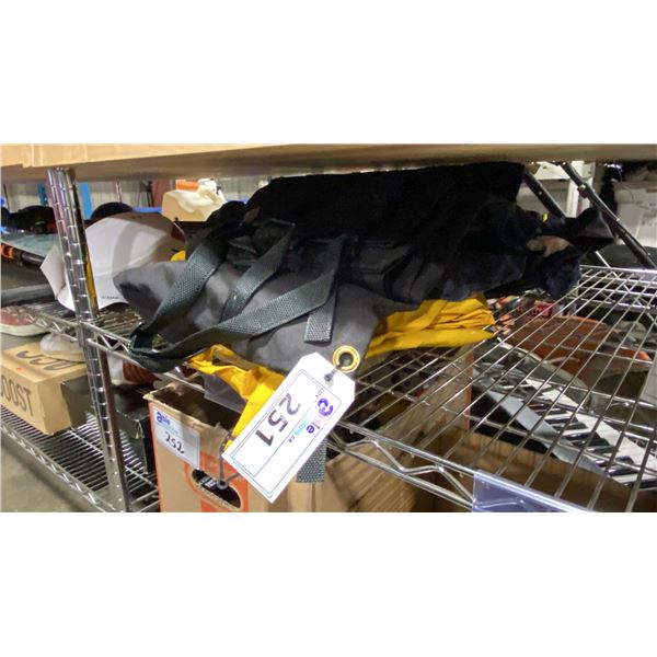 ASSORTED INDUSTRIAL COVERALLS & RAIN GEAR *MUST TAKE ALL*