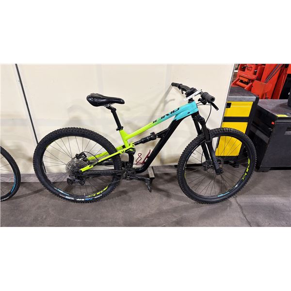 POLYGON SISKIU 3 TONE 21 SPEED FULL SUSPENSION MOUNTAIN BIKE WITH FULL DISC BRAKES